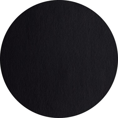 Підставка для тарілок кругла чорна Ø38 см Leather ASA-Selection