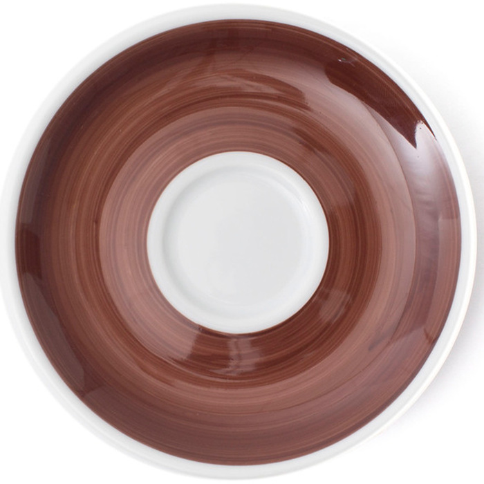34408 Блюдце espresso 12 см Brown для серій 'Verona/Torino/Roma Millecolori Hand Painted'