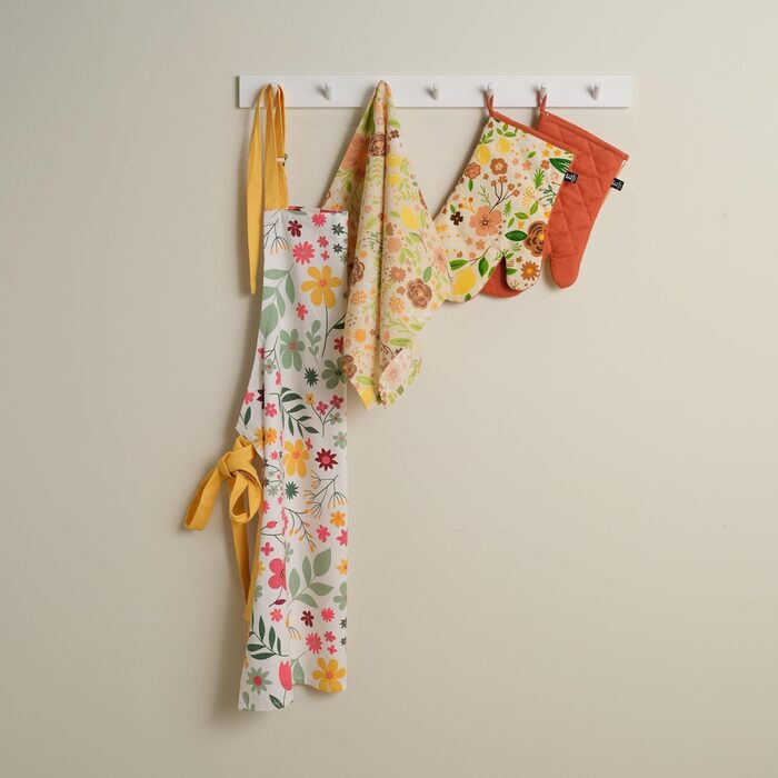 Рукавички для духовки 19 x 30 см, набір 2 предмети, Казкові квіти ESSEX