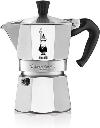 Кофеварка гейзерная 190 мл на 4 чашки Moka Express Bialetti