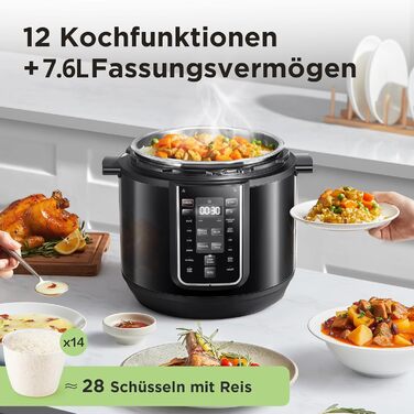 Електрична мультиварка 7,6 л 1200 Вт Midea