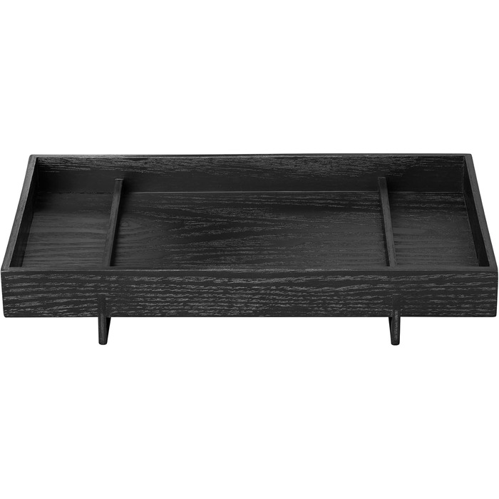 Поднос деревянный, 30 x 18 х 5 см черный Abento Blomus