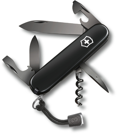 Ніж швейцарський 12 функцій, 91 мм, Victorinox Spartan Onyx Black