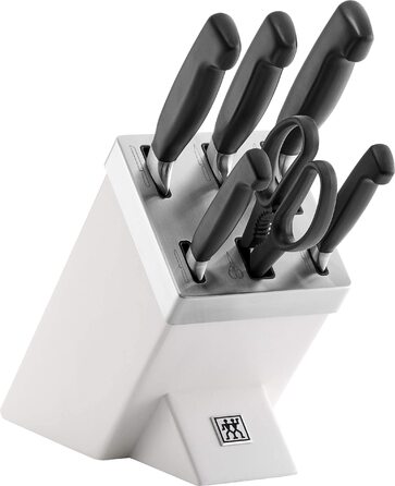 Набор ножей с блоком, 7 предметов, белый Four Star Zwilling