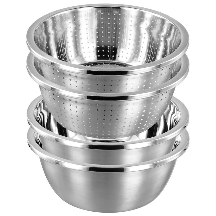 Комплекти сита та миски з нержавіючої сталі CHUENKUK