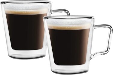 Набор из 2 чашек для кофе с двойными стенками 400 мл Konsimo