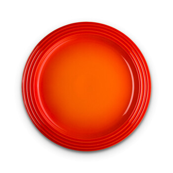 Тарелка для завтрака 21,8 см оранжевая Flame Le Creuset