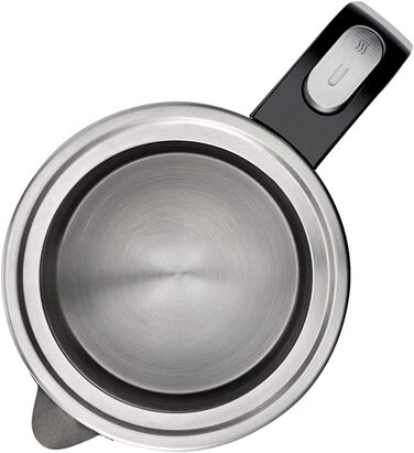 Електричний турецький чайник, 2200 Вт, чайник 3,5 л, скляний чайник 1,2 л, нержавіюча сталь, інтелектуальний контроль температури, захист від кипіння (1,8 л (чайник) / 1,2 л (чайник), сріблястий)