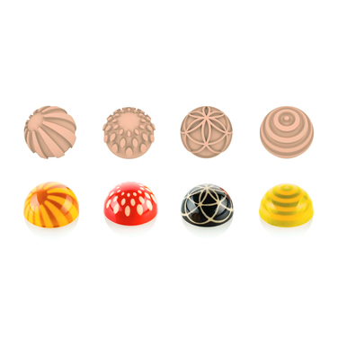 CHOCO STAMP A Набір штампів для декорування шоколаду ø31 h 17 мм