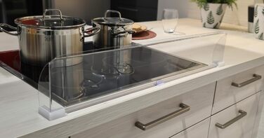 Прозрачный фартук от брызг для плиты LHSchutz