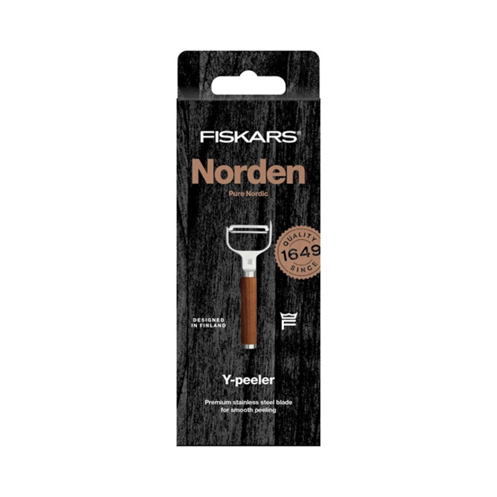 Нож для чистки с поперечным лезвием Fiskars Norden (1065246)