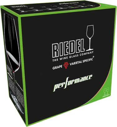Набір з 2 келихів для червоного вина Каберне/Мерло 834 мл, Performance Riedel