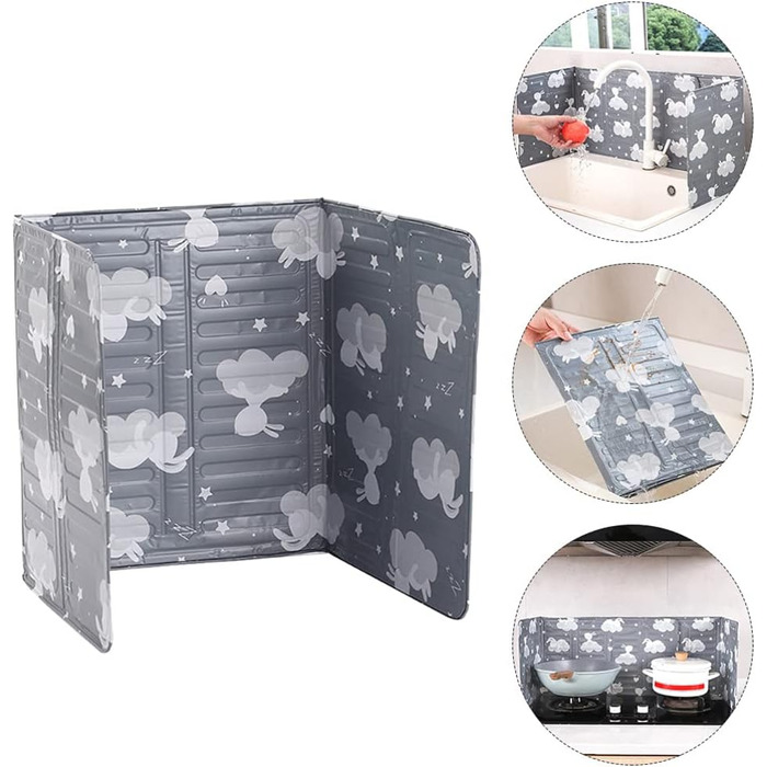 Складная защитная пластина от брызг масла Lurrose