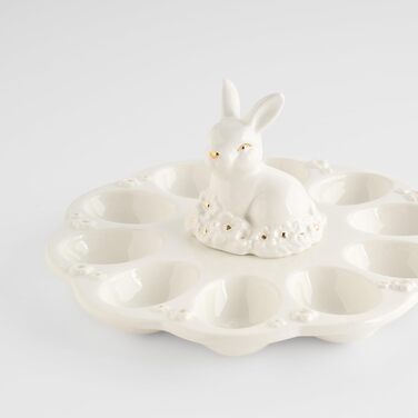 Керамічний піднос для яєць до Великодня 23 см home&you