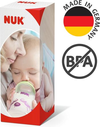 Пляшечка для годування 300 мл, синій NUK