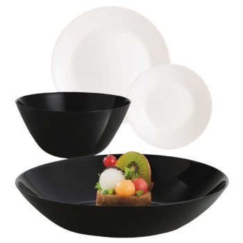 Сервіз Luminarc Lillie Black&White, 19 предметів (7119988)