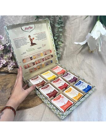 Подарочный набор чая, 45 чайных пакетиков 9 разных сортов Yogi Tea