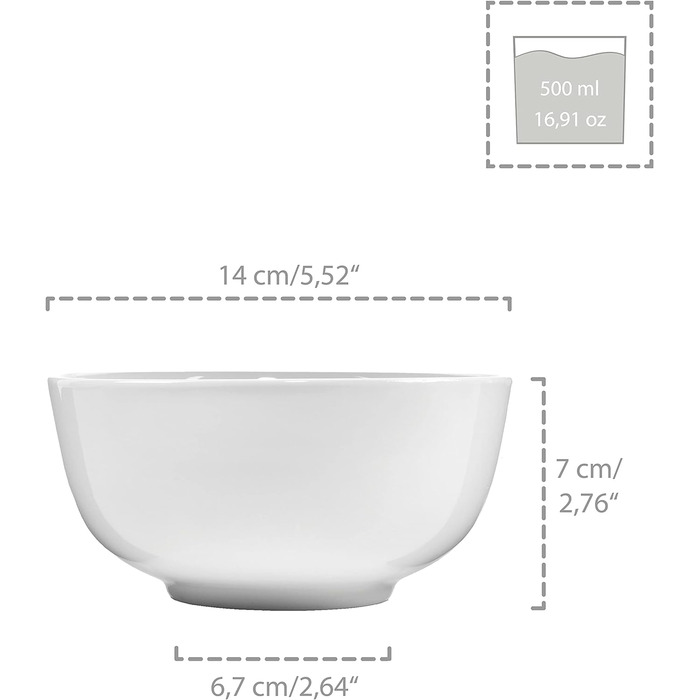 СПІВАЧКА Столовий сервіз New Port білий, порцеляновий набір посуду на 86 предметів на 12 персон, повний комплект, набір тарілок білого кольору (пластівці 6 шт.)