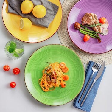 Набір обідніх тарілок, 6 предметів, різнокольорові Bonita Vancasso