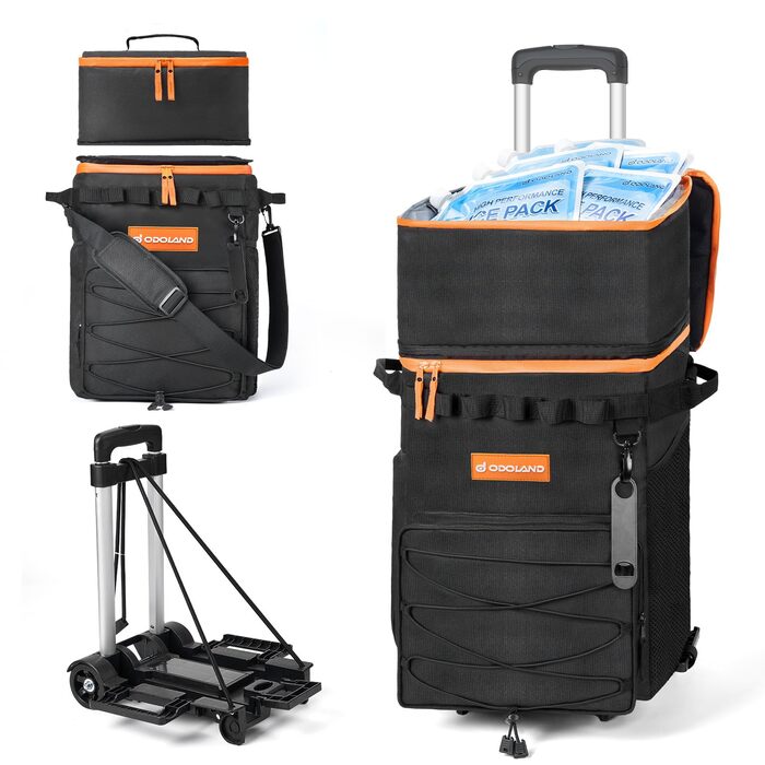 Термосумка на колесах на 72 банка Odoland