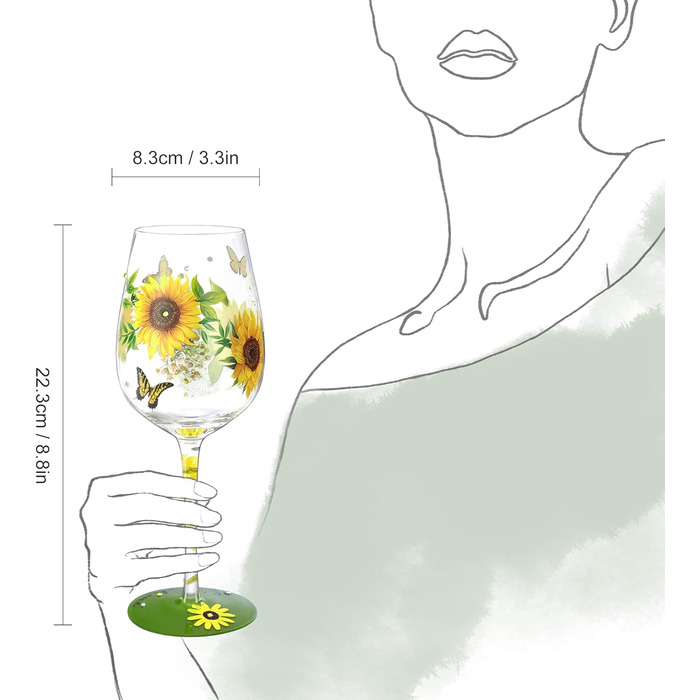 Бокалы для вина 450 мл NymphFable