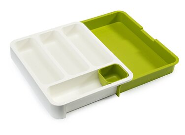 Ящик для зберігання столових приладів біло-зелений Drawer Store Joseph Joseph