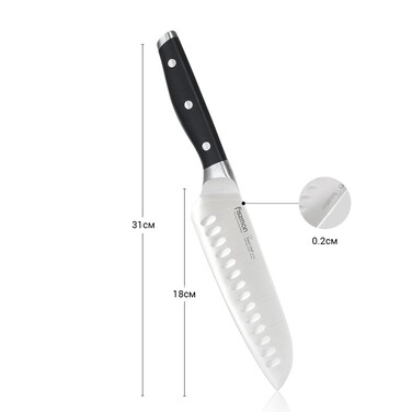 Ніж сантоку Fissman DEMI CHEF 18 см (2365)