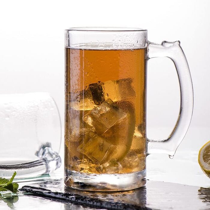 Набір скляних пивних кухлів 4 шт 473 мл TUSAPAM