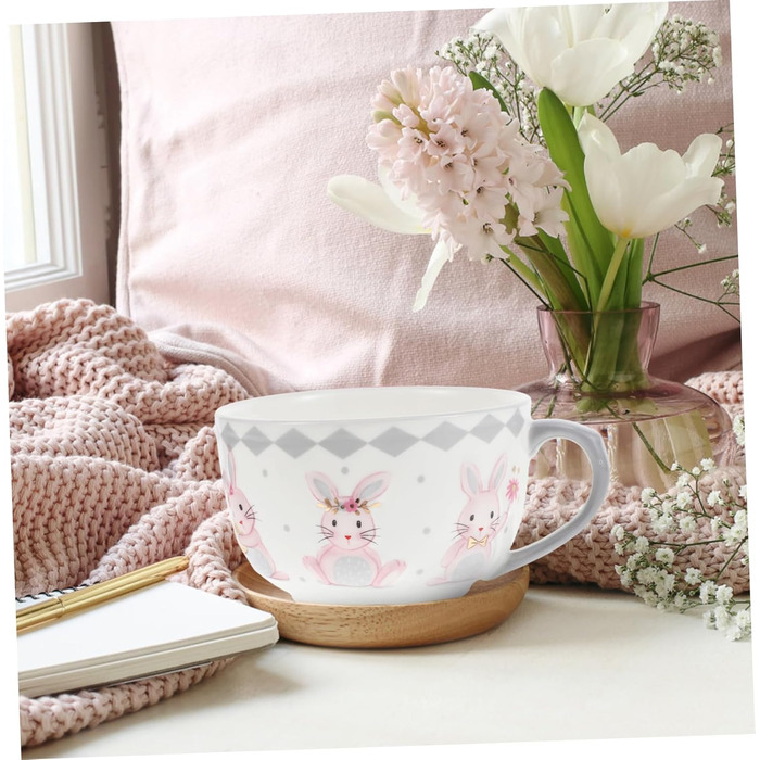 Керамічна миска для супу з ручкою 450 мл LABRIMP