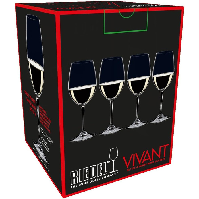 Келих для білого вина 340 мл, набір 4 предмети, Vivant Riedel