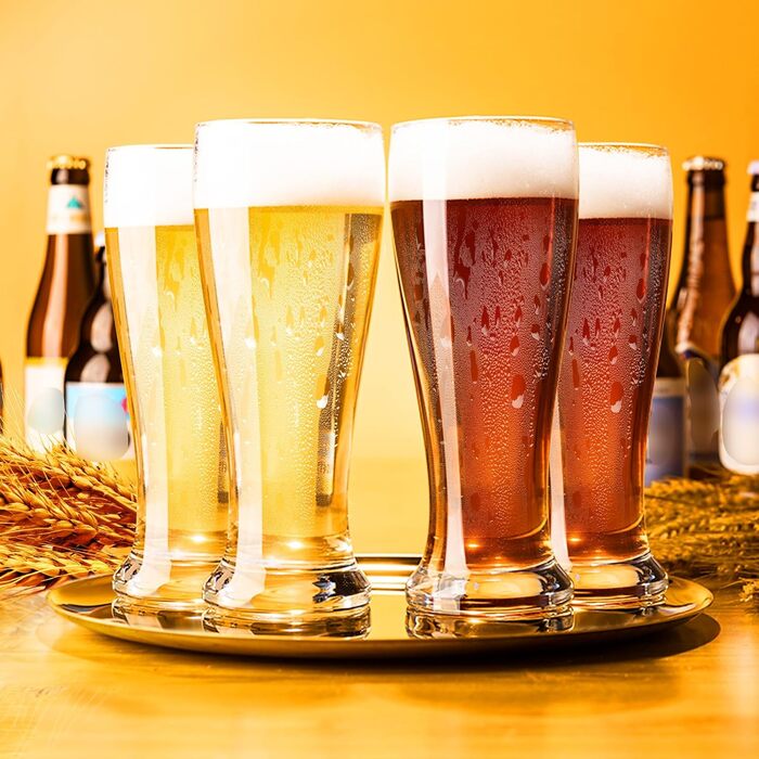 Набір з 4 пивних келихів 420 мл ParaCity