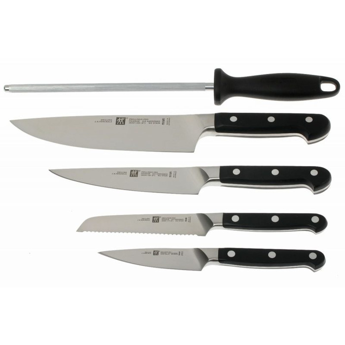 Набір ножів з підставкою 6 предметів Pro Zwilling