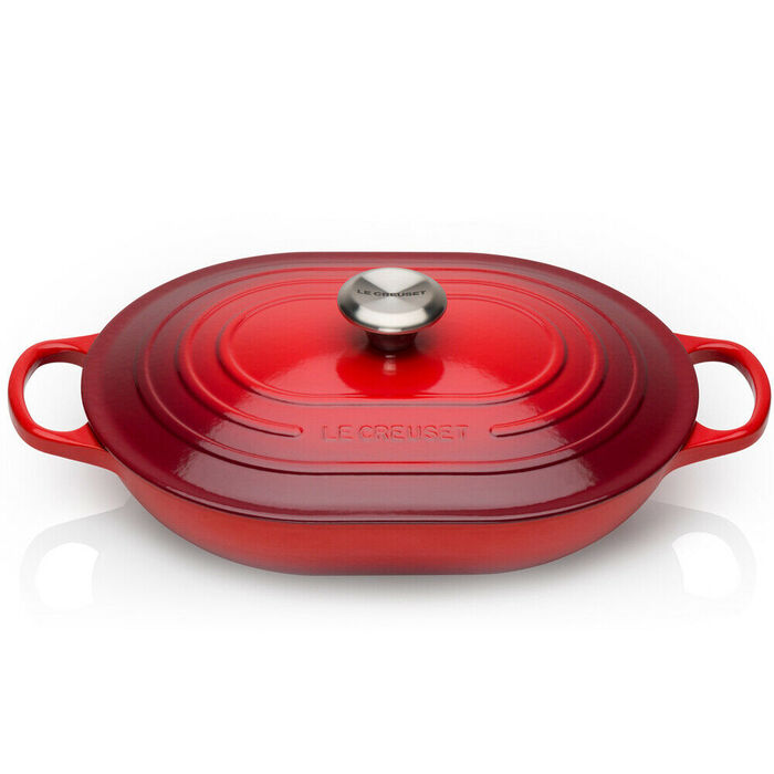 Жаровня овальна 31 см Oblong Cerise Le Creuset