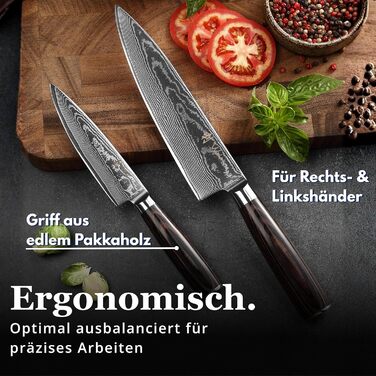 Набор ножей сантока 24 и 30 см Wakoli