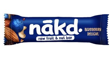 Батончики из фруктов и орехов 18 x 35 г черника Nakd