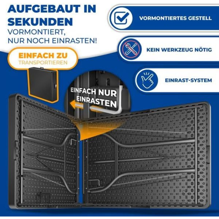 Стіл-фуршет 220 x 68 х 74 см KESSER