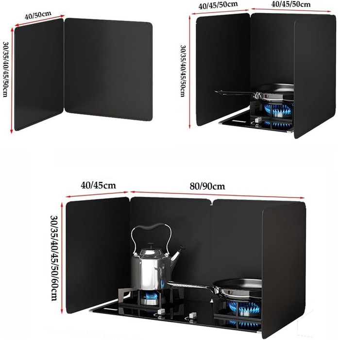 Универсальная защита от брызг для стен 30 х 40 см Generisch