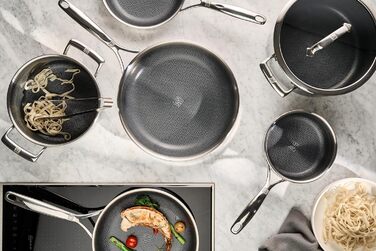 Сковорода 28 см з антипригарним покриттям у формі стільників, нержавіюча сталь, Peak Zwilling