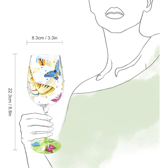 Бокалы для красного вина 450 мл NymphFable