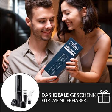 Електричний штопор 6-в-1 з USB-зарядкою відкривачка для вина Twinz'up