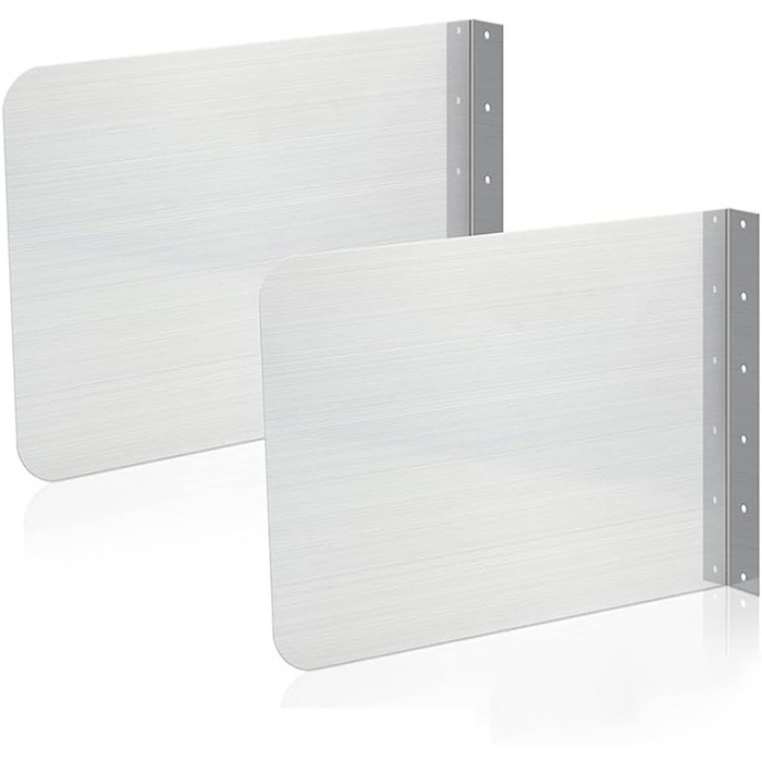 Бризкозахисні екрани з нержавіючої сталі для кухні 2 шт Eawfgtuw