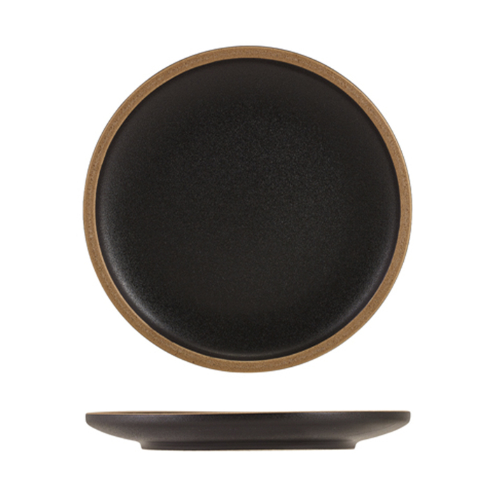 Тарелка 20 см, Kava Black Stoneware, GenWare