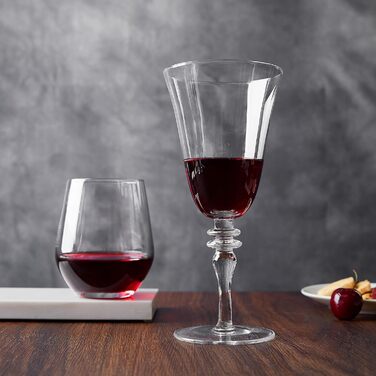 Елегантні келихи у вінтажному стилі 4 шт 420 мл Royalrose