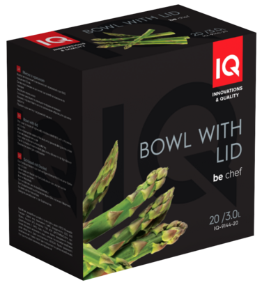Миска з кришкою IQ Be Chef (5 л) 24 см (6998867)
