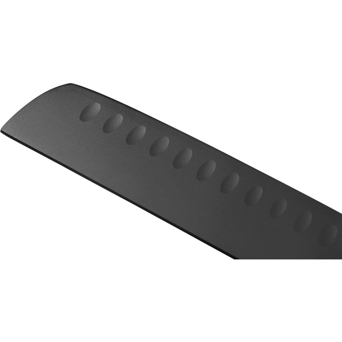 Набор ножей Wakoli Titanium Noir (5 предметов) в магнитном блоке профессиональный кухонный набор с лезвиями из нержавеющей стали (12,521 см), черным покрытием, включая нож Накири