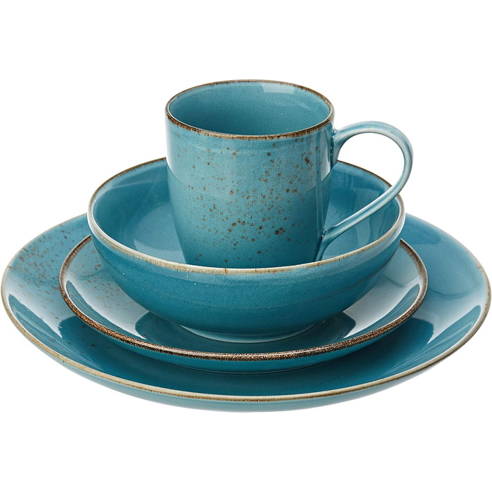Набор посуды, 4 предмета, синий Nature Collection Creatable