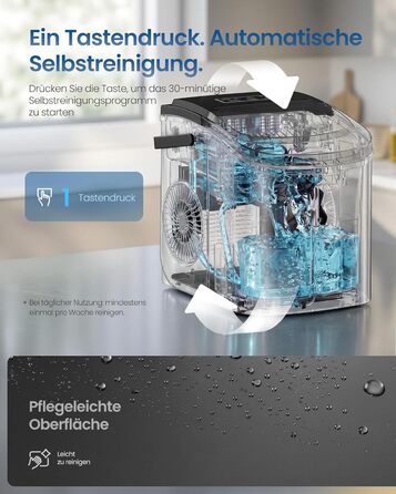 Ледогенератор для дома и вечеринок 9 кубиков за 6 минут 100 Вт SONGMICS