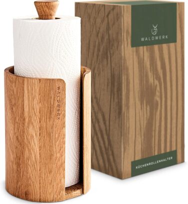 Тримач для кухонних рулонів, дерево дуба WALDWERK