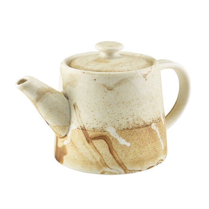 Чайник 500 мл, бежевий, Terra Porcelain Roko Sand, GenWare