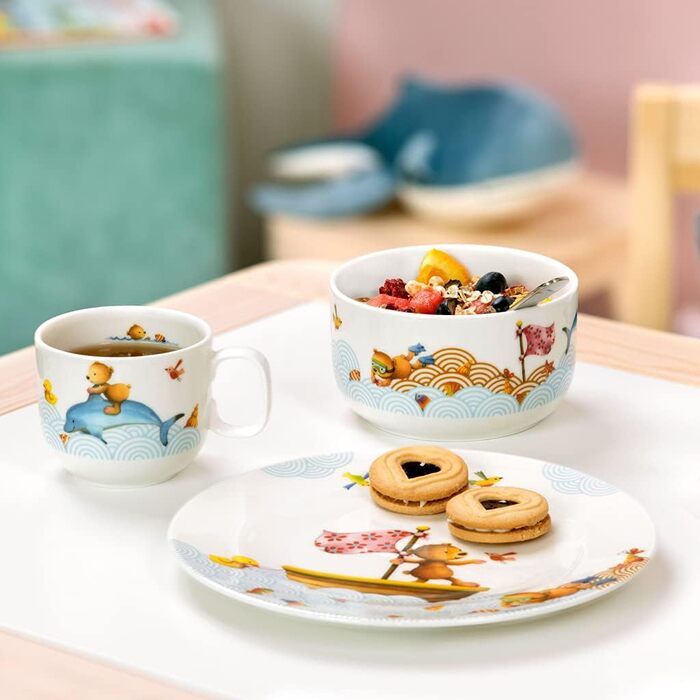 Набір дитячого посуду, 3 предмета в подарунковій упаковці Happy as a Bear Villeroy & Boch